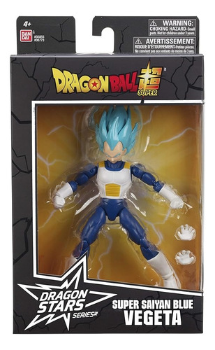 Muñeco / Dragon Ball Saiyan Blue Vegeta 17 Cm Para Niños 