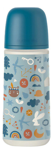 Biberon 360ml/12oz Sxpro Flujo Denso Prints Suavinex Color Into The Forest/azul