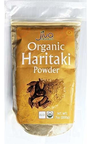 Polvo De Haritaki Organico 7 Onzas - 100% Puro Certificado P