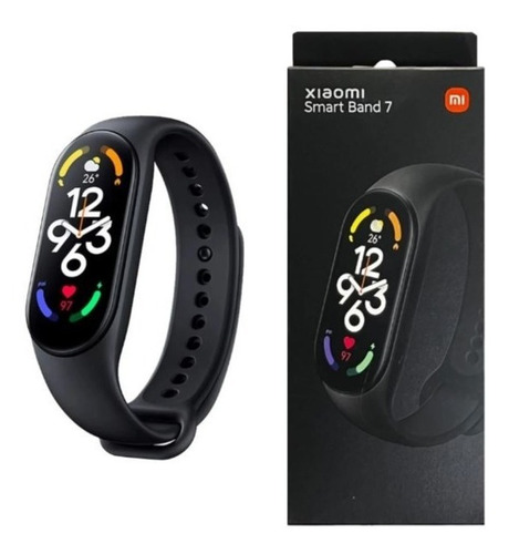Imagen 3 de 9 de Xiaomi Mi Smart Band 7 1.62" caja negra, malla negra