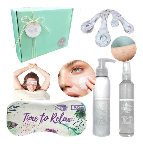 Spa Kit Mujer Box Caja Regalo Relax Jazmín Zen Set Aroma N97