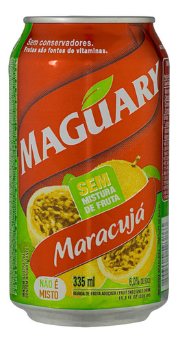 Bebida Adoçada Maracujá Maguary Lata 335ml