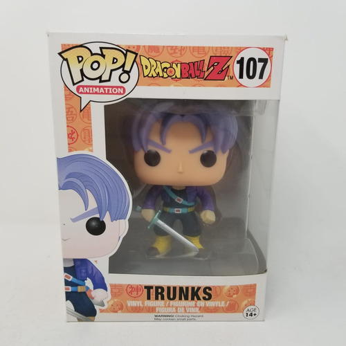 Funko Pop  Dragonball Z - Trunks Caja Descolorida