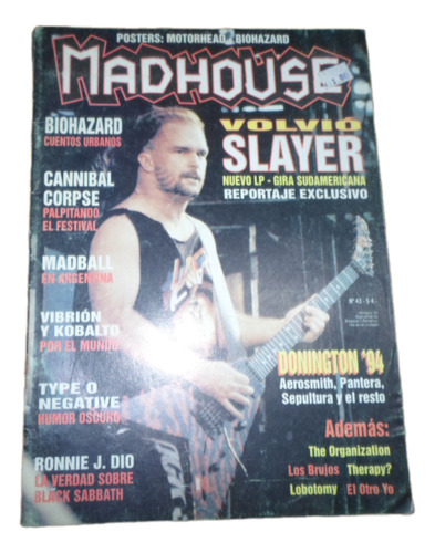 Madhouse 43 Slayer Vibrion El Otro Yo Los Brujos Mandragora (Usado)