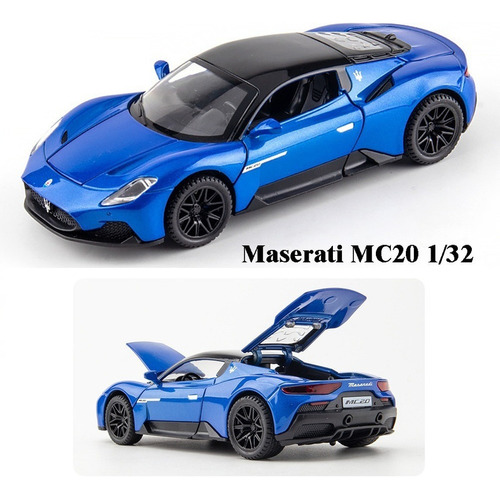 Fiat Supercoches Maserati Mc20 Miniatura Metal Coche 1/32