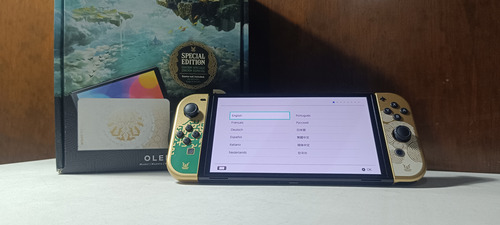 Nintendo Switch Oled Zelda Tears Of Kingdom Americana Blanco (Usado)