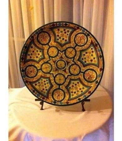 Arte Y Decoración Cerámica Al Horno: Platos Pintados A Mano