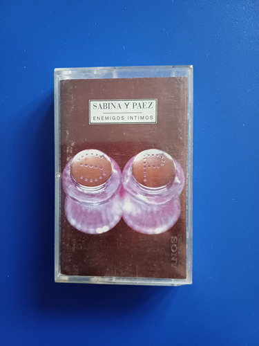 Cassette Tape Sabina & Paez - Enemigos Intimos 1998 (Usado)