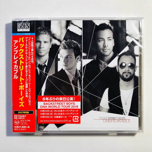 Backstreet Boys Unbreakable Japón Blu Spec Cd2 Bonus Track
