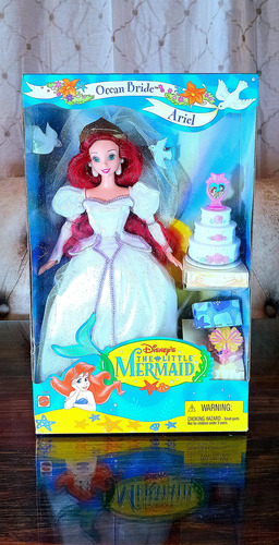 Muñeca Disney La Sirenita Ocean Bride Ariel Mattel 1997