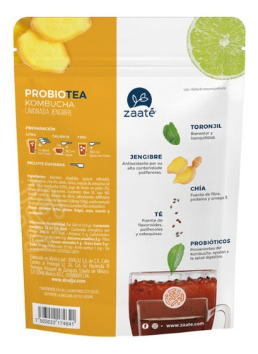 Zaaté Probiotea Kombucha Regular 180g