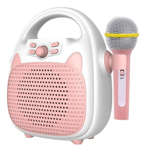 Máquina De Karaoke Para Niños Con 1 Micrófono Y Soporte Para
