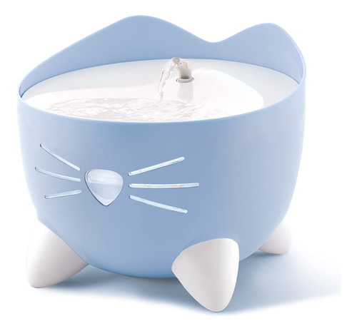 Catit Pixi - Fuente De Agua Para Gatos, Color Azul