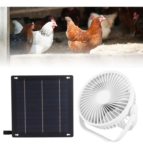 Kit De Ventilador De Painel Solar Com Exaustão Alimentado Pa