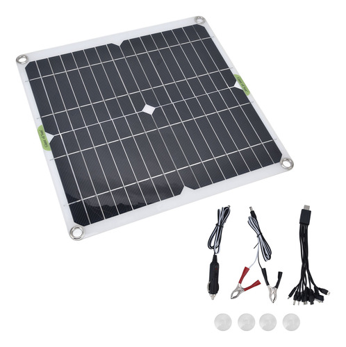 Panel Solar Portátil De 200 W, 5 V, Resistente Al Agua Y Lig