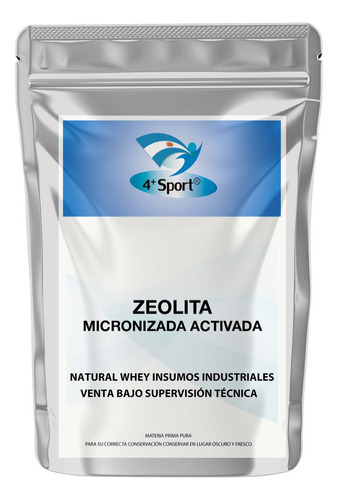 Zeolita Micronizada Activada Pura 100 Gr 4+