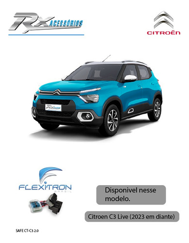 Central De Fechamento E Abertura Dos Vidros Citroen C3 2023