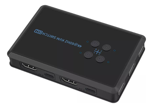 Kvm Switch Hdmi 4 Port Box Seletor De Switch Usb Com 4 Hubs