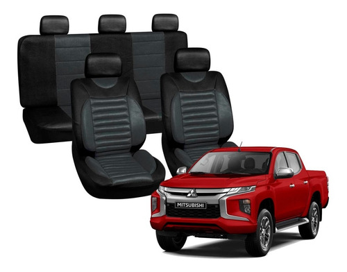 Funda Cubreasiento Acolchado Compatible New Mitsubishi L200