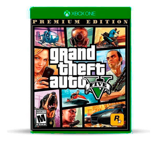 Grand Theft Auto V Premium Ed Xbox One, Físico, Macrotec