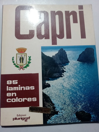 Libro Isla De Capri Italia 85 Láminas En Color