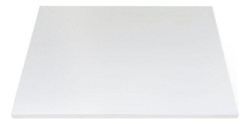 Tampo De Mesa De Jantar Quadrado Em Mdf Branco 70cm X 15mm