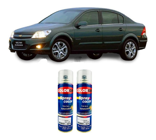 Spray Automotiva Gm Cinza Bluet + Verniz 300ml