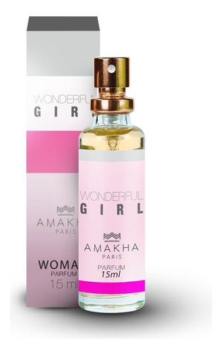 Wonderful Girl 15ml Perfume Feminino Amakha Paris Parfum Volume da unidade 15 mL