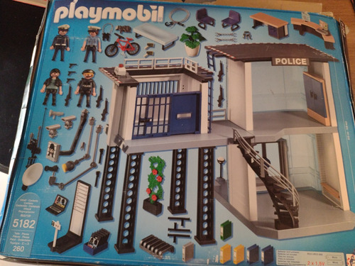 Imagen 9 de 10 de Playmobil 5182 Con Alarma Carcel De Policia.