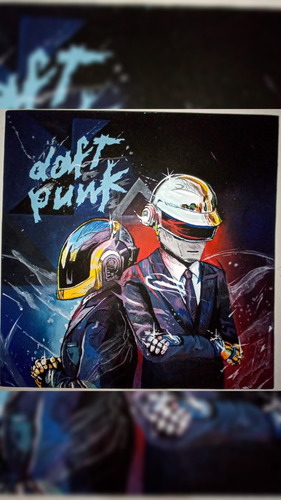 Cuadro Decorativo Daft Punk 60x60