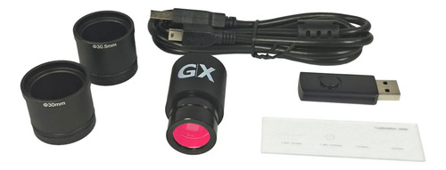 Microscópio Trinocular 2000x Acromatico C/ Câmera 2mp Usb
