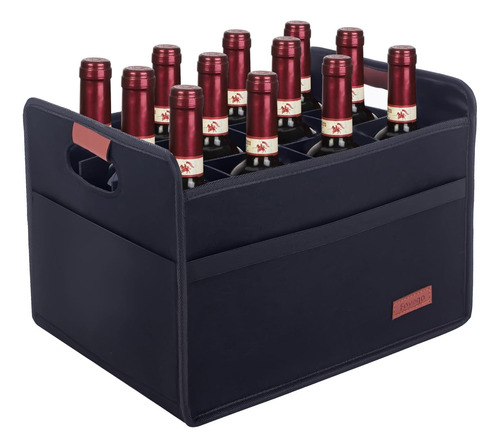 Bolsa Porta Botellas 12 Botellas De Vino, Bolsa Térmic...