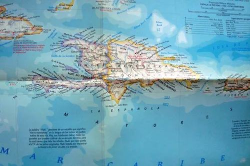 Mapa Nat Geo Antillas Cuba Caribe Indias Occidentales Islas (Usado)
