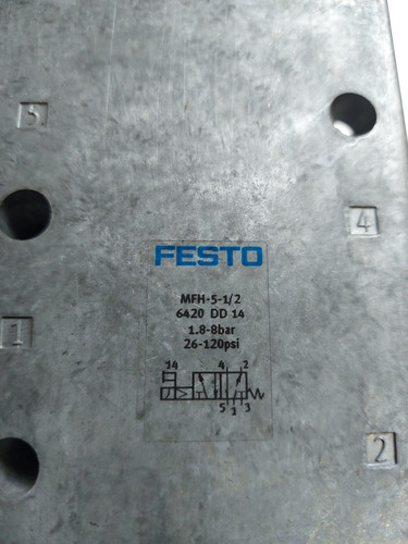 Electrovalvula Festo Mfh-5-1/2 6420 Dd14 1.8-8bar 20-120psi