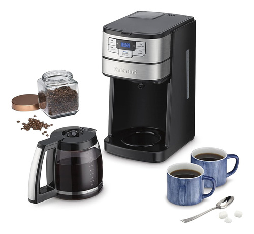 Cuisinart Dgb-400 Cafetera Automática Para 12 Tazas Con A...