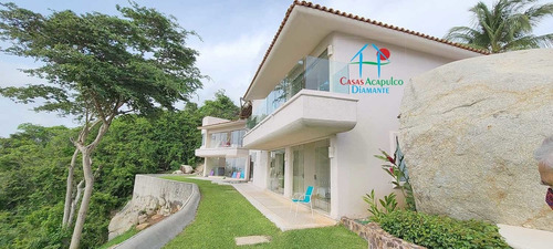 Imagen 2 de 14 de Cad La Cima Villa Aida Con Alberca, Jardín, Vista Al Mar