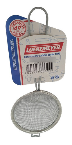 Colador De Malla Fina 7cm De Diametro Loekemeyer