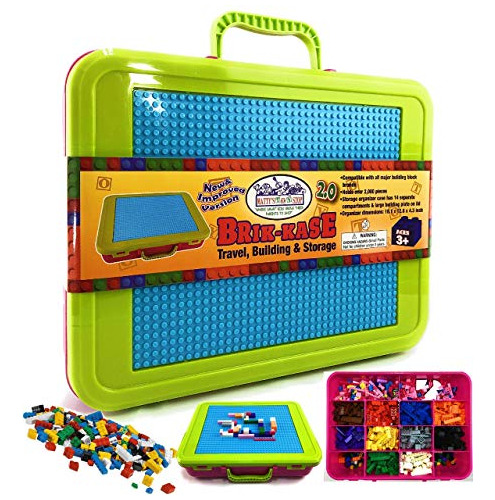 Matty's Toy Stop Brik-kase 2.0 Estuche Contenedor Para Viaje