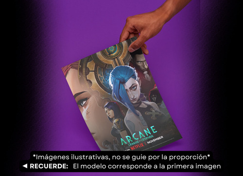 Mini Poster Arcane League Of Legends Lol Jinx Vi Caitlyn N36