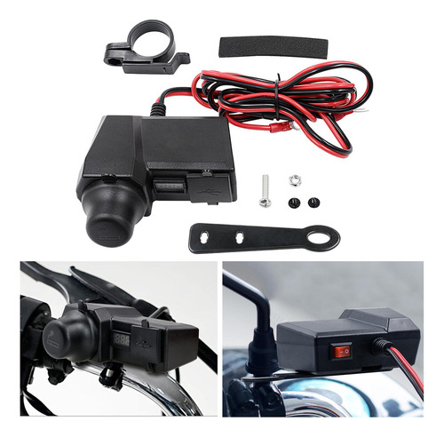 Fa Cargador Usb Para Motocicleta Adaptador De Estilo B