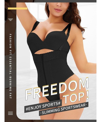 Faja Body Tanga Con Tirante Ajustable, Faja Reductora