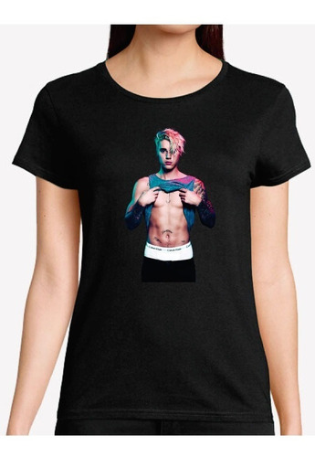 Polera Mujer Algodon Justin Bieber3n