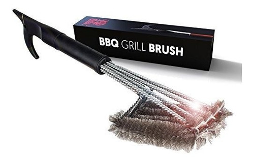 Mejor Grill Brush 4in1 Head Design | 18 Grill Cleaner Scrape