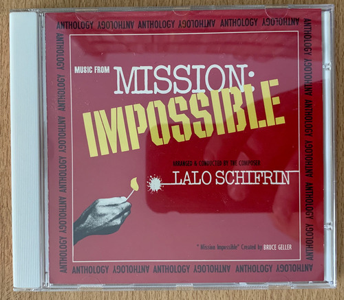 Lalo Schifrin Mission Anthology Cd Usa 1994 Nuevo