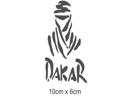 3 Adesivos Rally Dakar Pajero 10cm X 6cm Varias Cores