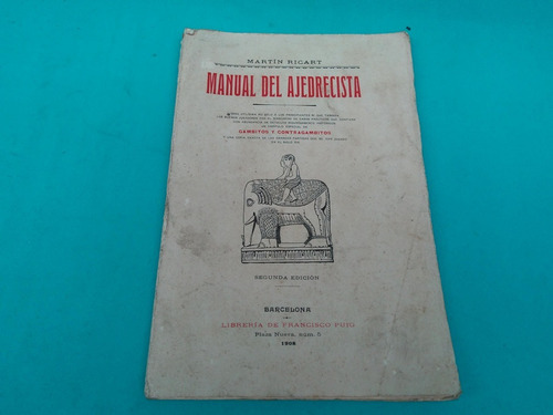 Mercurio Peruano: Revista Manual Ajedrez 1908  L18