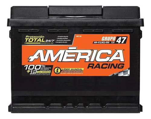 Batería Para Auto América Modelo Am-47-550. Entrega Cdmx.