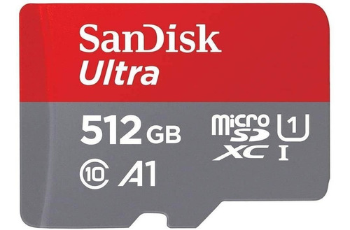 Imagen 1 de 4 de Tarjeta De Memoria Sandisk De 512gb Microsdxc Uhs-i