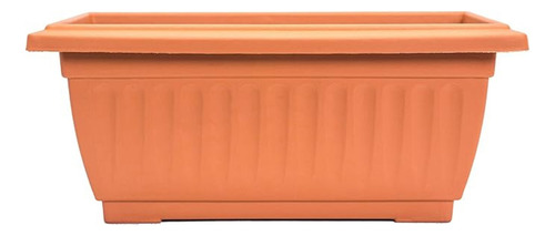 Macetero Rectangular 34x18x15cm Café Claro Rimax