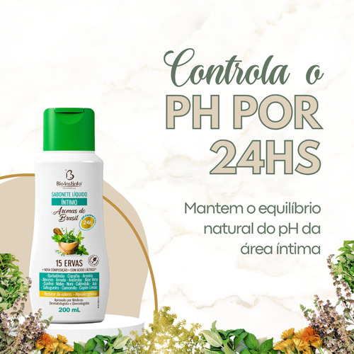 Sabonete-15 Ervas - Íntimo Feminino Reduz Odor+brinde